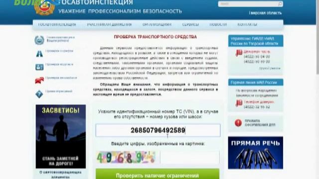 Возможности официального сайта ГИБДД