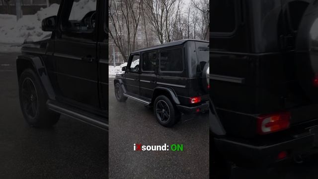 Звук активного выхлопа iXsound на G-class