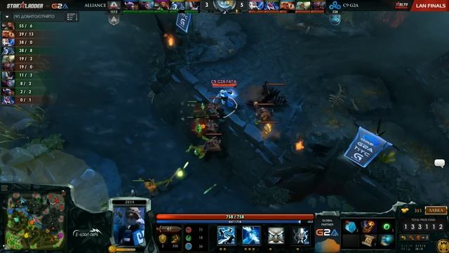Alliance vs Cloud 9 game 2 StarSeries XII Finals смотреть онлайн