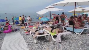 И ОПЯТЬ НА МОРЕ. МЕСТ НЕТ. ЛАЗАРЕВСКОЕ. ОТДЫХ. ИЮЛЬ 2023.