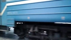 Эр9Т-715 прибывает на станцию Минск-Пассажирский