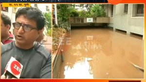 Pune Treasure Park Cars And Bikes Are Under Water Due To Heavy Rain