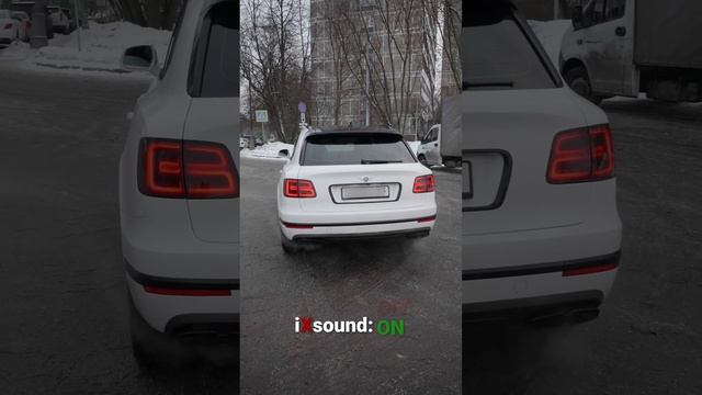 Звук активного выхлопа iXsound на Bentley Bentayga