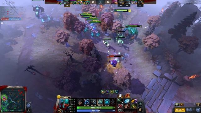 How to play simple weaver pos 1 (highlights) #dota2 #ProximuzGaming смотреть онлайн