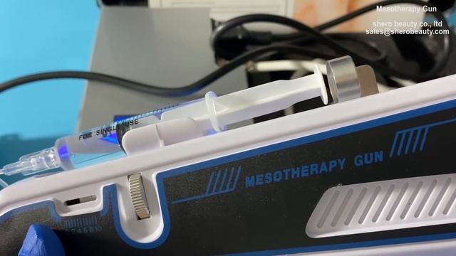 Mesotherapy Injection Gun Facial Care Hair Growth Anti Aging Needle Depth Adjustable Meso Injector