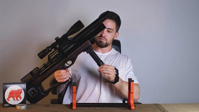 Krugergun Снайпер 5.5 мм Буллпап (500 мм, редуктор) видео обзор смотреть онлайн