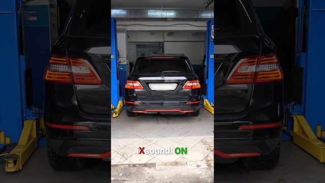 Звук активного выхлопа iXsound на Mercedes GLE