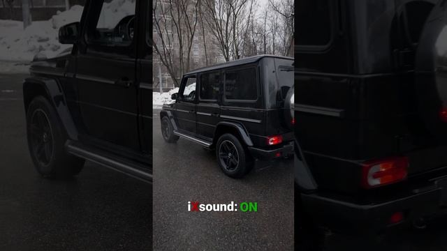 Звук активного выхлопа iXsound на мерседес G class