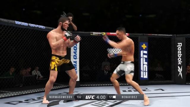Khabib Nurmagomedov vs. Joseph Benavidez | EA Sports UFC 4 - K1 Rules o смотреть онлайн