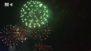 "Солнечный" фейерверк в Новокузнецке
