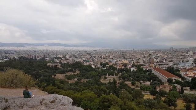 Вид на Афины