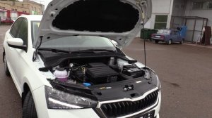 2021 Škoda Rapid Active 1.6L (90). Обзор (интерьер, экстерьер, двигатель).