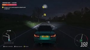 BMW M4 night and rain forza horizon 4 free roam