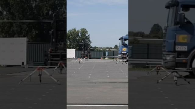 #crashtest trucks head-on collision