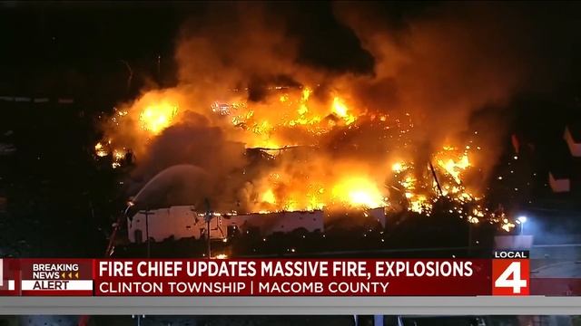 Full briefing: Police give update on fire, explosions at Macomb County business смотреть онлайн