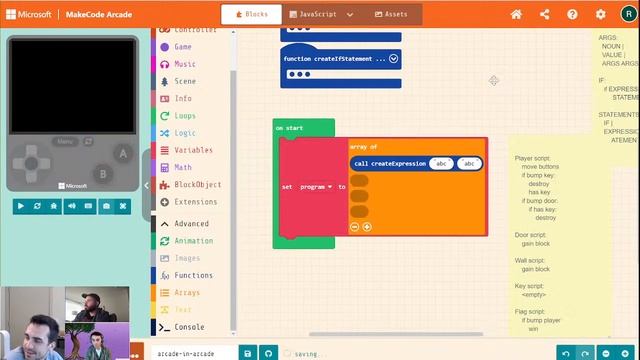 Building a Programing Language inside MakeCode Arcade: Part 1 - Syntax and Parsing!