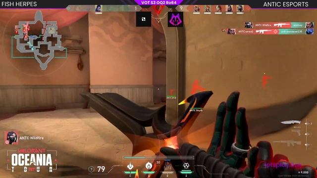 Antic Esports vs Fish Herpes | Valorant OCE Tournament 2-0 смотреть онлайн