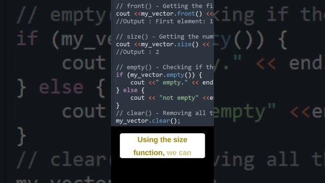 C++ Tutorial | All About C++ Vectors in 60 seconds.