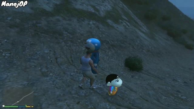 CAN DORAEMON SAVE HER POCKET FROM PENNYWISE | Granny Chapter 2 Escape | Doraemon VS Granny | ManojO