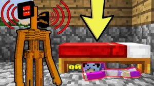 СПРЯТАЛАСЬ ПОД КРОВАТЬЮ  В МАЙНКРАФТ   НУБИК В MINECRAFT ТРОЛЛИНГ ЛОВУШКА