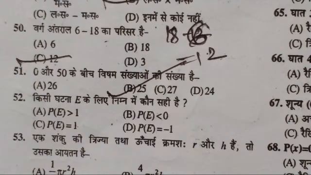 Math vvi Objective 2021 | 10th math vvi Objective 2021 | Bihar Board matric Objective question 2021