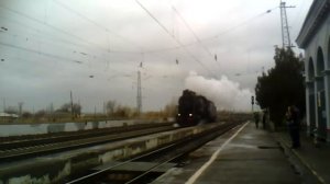 Паровоз на угле