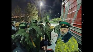 Ноябрьск, отправка призывников в пограничные войска
