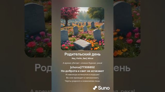 Поминальная песня Родительский день #родительскийдень
