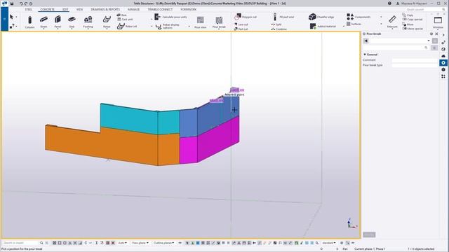Tekla_Structures_2020_Concrete_pour_planning_and_coordination смотреть онлайн