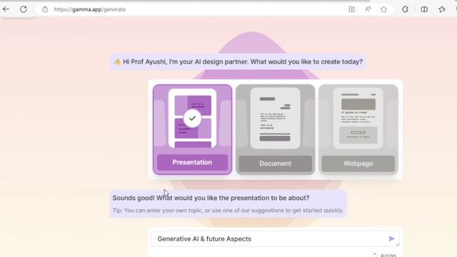 "Creating Stunning Presentations with Gamma.ai | Generative AI Tutorial"
