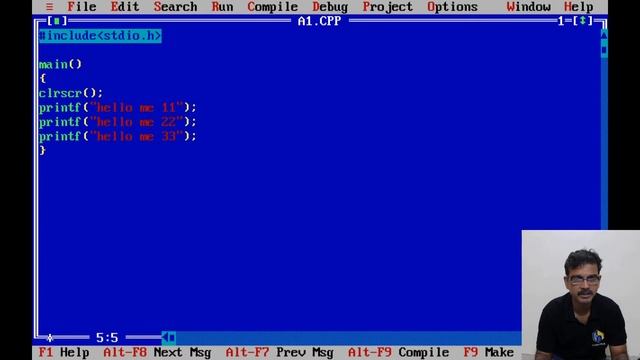 #CProgramming3 - How to use getch() and clrscr() | basic function in C Programming