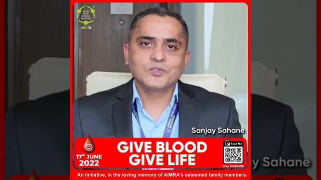 Mr Sanjay Sahane - Encouraging The Blood Donation Camp смотреть онлайн