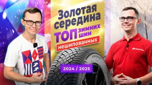 ТОП зимних НЕшипованных шин класса "Золотая середина" 2024/2025