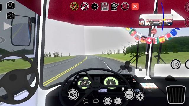 Indian local bus🇮🇳driving on village road|proton bus simulator|gameplay 47