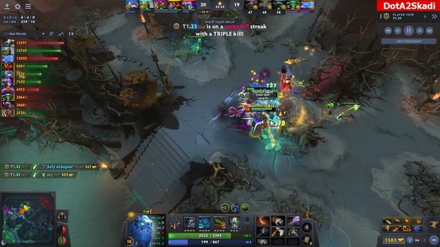 23savage - Tiny 12K MMR Carry Back to Server SEA vs Mypro Polaris.Mac Dota 2 pro Gameplay