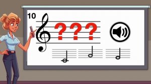 Сольфеджио с нуля. РАЗВИТИЕ СЛУХА. Ноты До, Ми, Соль. До мажор.  Уровень 3