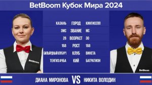 "BetBoom Кубок Мира 2024". Д.Миронова (RUS) - Н.Володин (RUS). Св.пирамида с продолжением. 11.11.24.