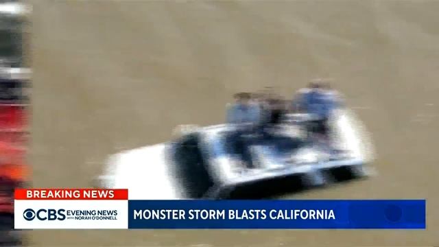 California hit with heavy rain, snow from 13th atmospheric river of the season смотреть онлайн