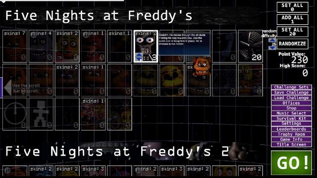 обзор  Ultra Custom Night это улучена версия  Ultimate Custom Night