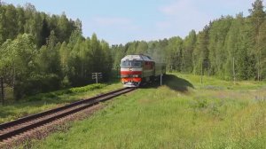 ТЭП70-0353 (БЧ, ТЧ-15 Орша) с поездом №80 Калининград - СПб (РЖД/ФПК/Окт)