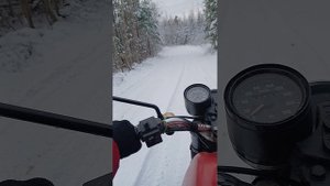 ЯВА 638 прокат по снегу