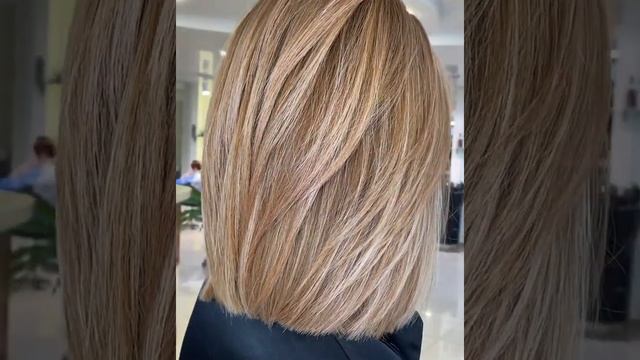 Стрижка "СЛОИ" 💇♀️ и окрашивание "Мелирование & балаяж" #колорист #парикмахер #онлайн-курсы