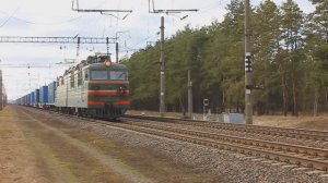 ВЛ80С-549 (БЧ, ТЧ-3 Барановичи) со "сложным"* грузовым поездом