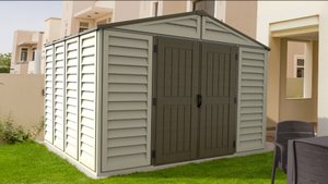 Пластиковый сарай Duramax Woodbridge Plus инструкция по сборке хозблока