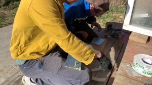 Построили дом теперь делаем крышу.  Пошаговый процесс строительства