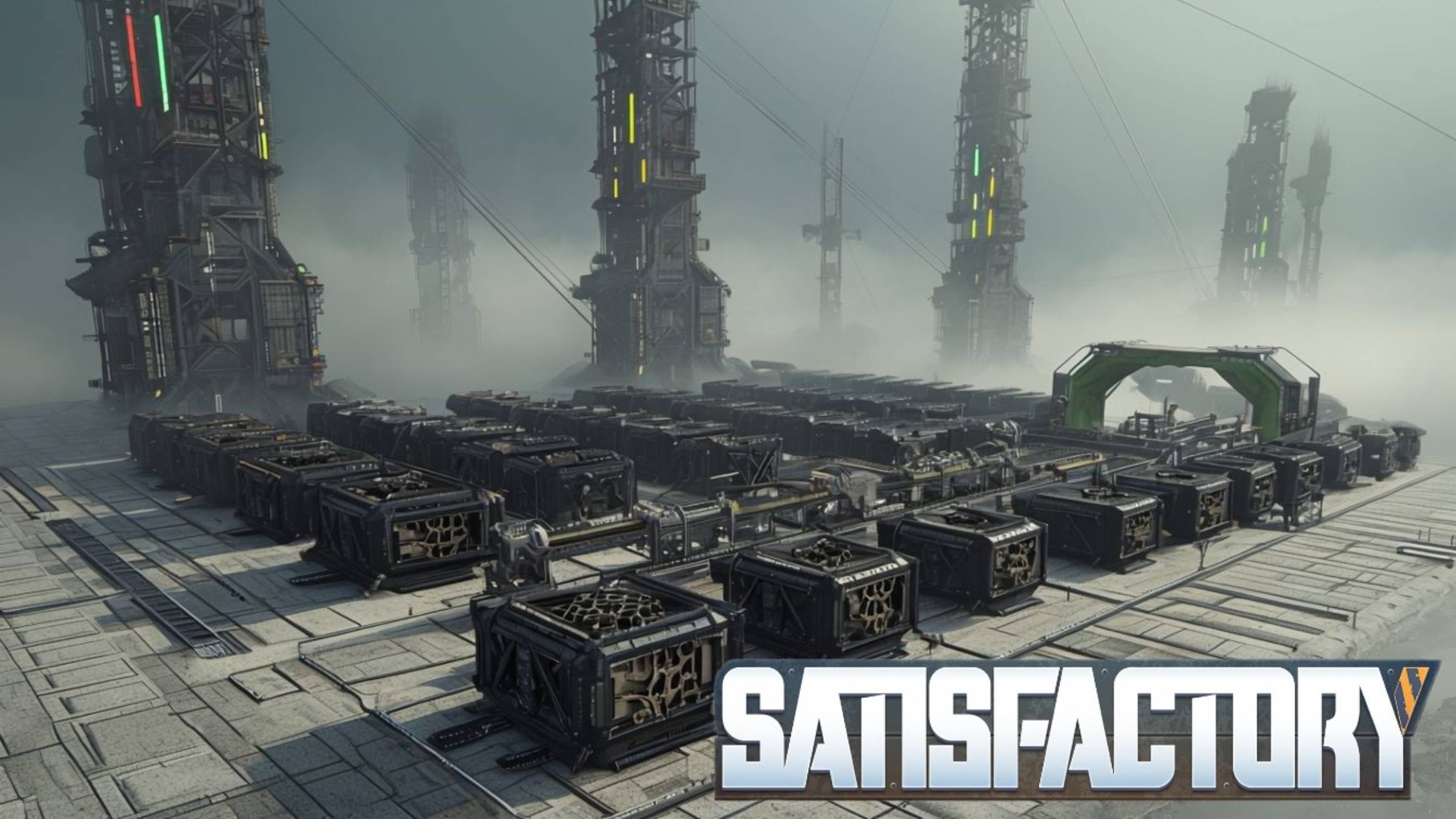 Satisfactory №56 Режим "Исследователь"4k 60к/с - Стройка 4 завода ч.2. #satisfactory