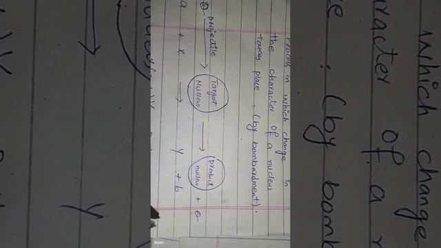 Explanation of nuclear reaction #viral #chemistry #education