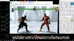 XENIA Xbox 360 Emulator - Mortal Kombat vs. DC Universe (2008). Ingame. OpenGL. Test #7
