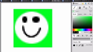 1 2 4 8 16 32 64 128 bit (my geometry dash icon)