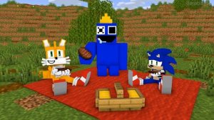 R.I.P Sonic.EXE FNF SEASON 1 Corrupted “SLICED” But Everyone | Dancing Meme (Minecraft Animation)